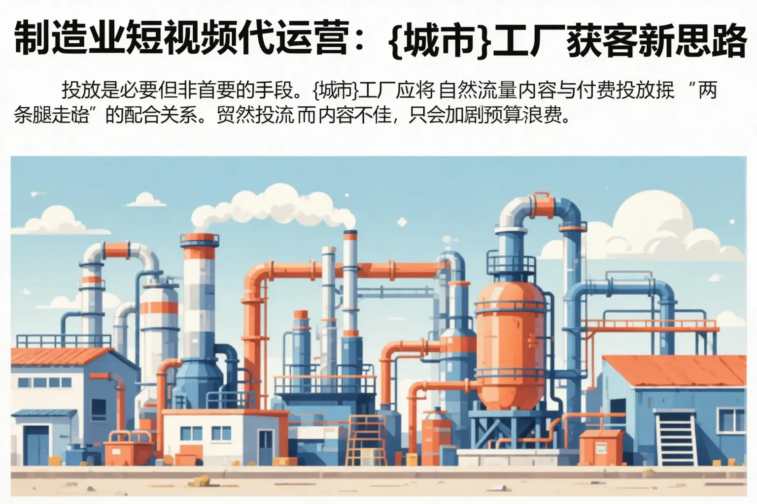 制造业短视频代运营：阿克苏工厂获客新思路