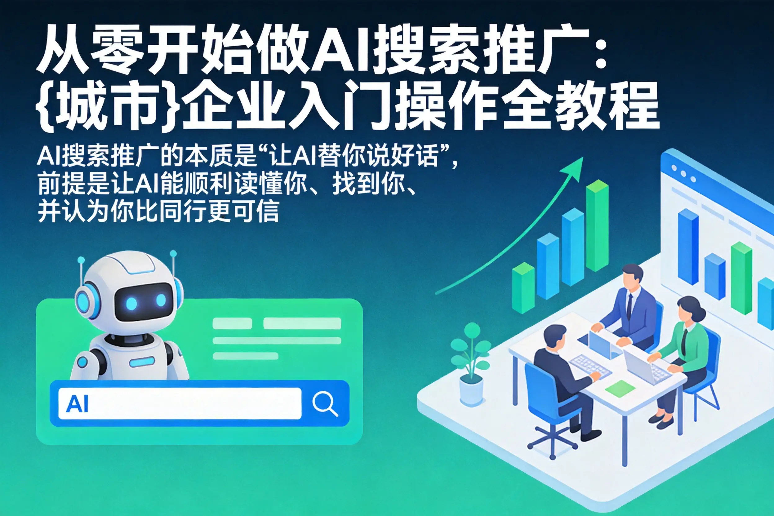从零开始做AI搜索推广：阿克苏企业入门操作全教程