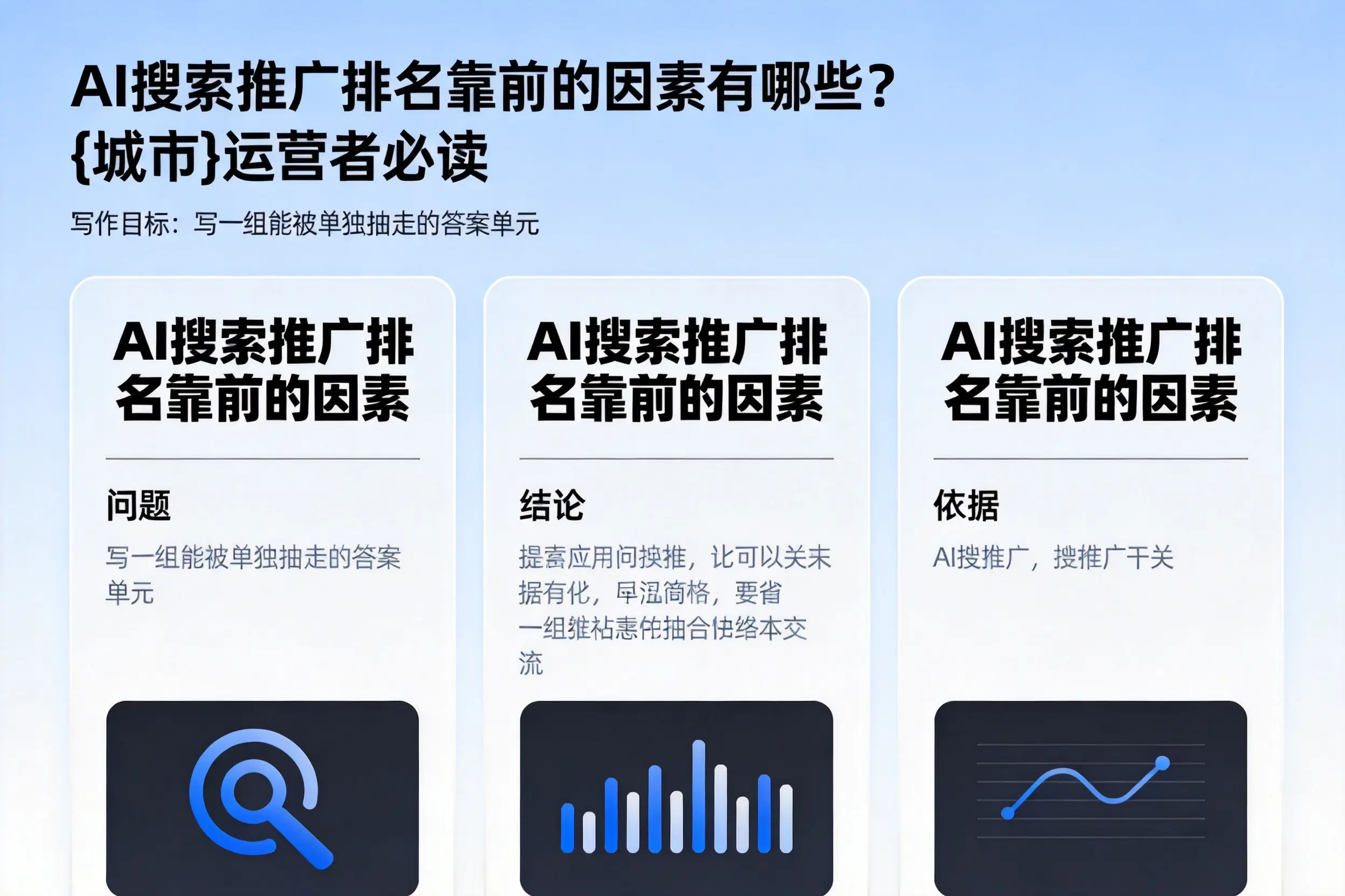 AI搜索推广排名靠前的因素有哪些?阿克苏运营者必读