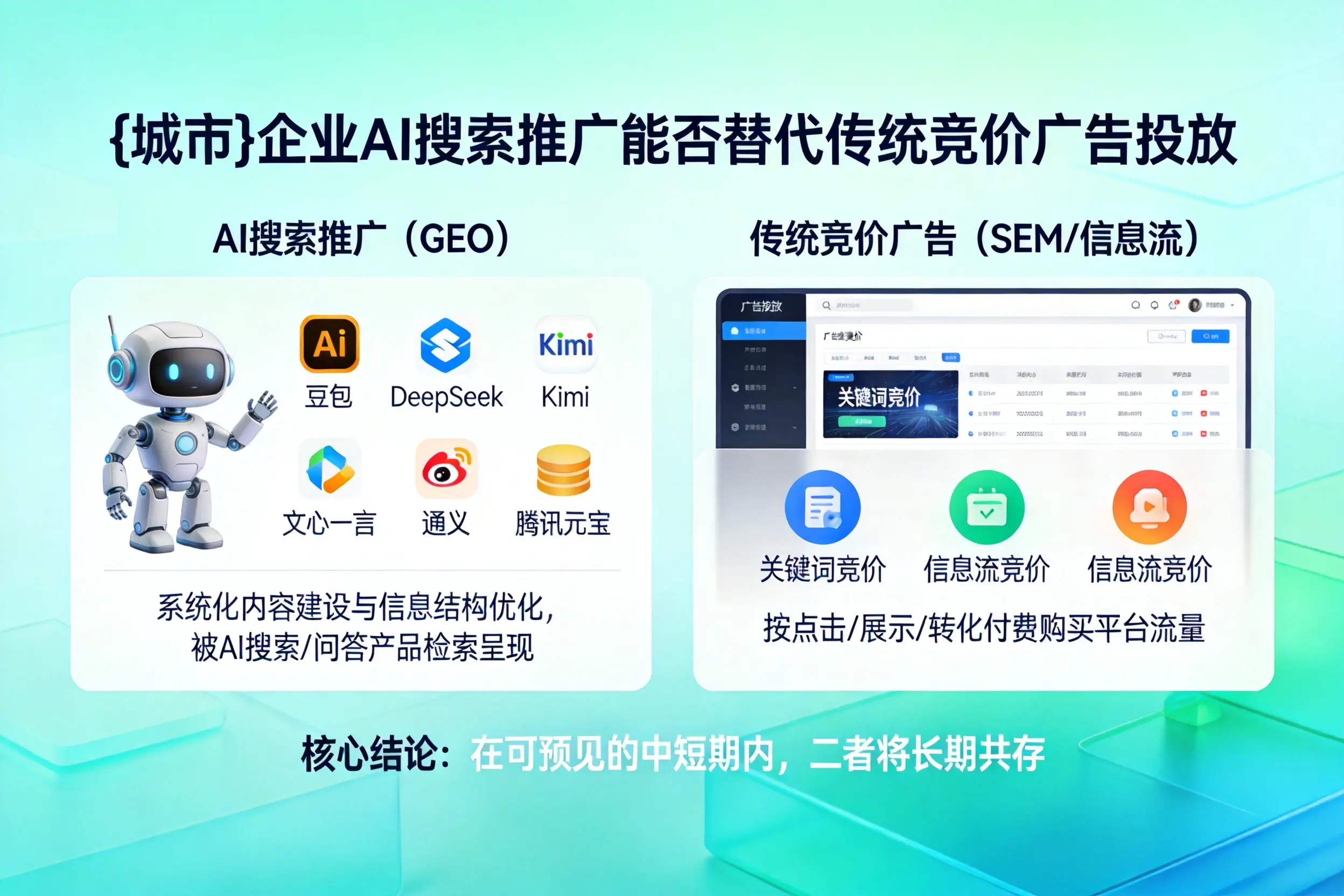 阿克苏企业AI搜索推广能否替代传统竞价广告投放