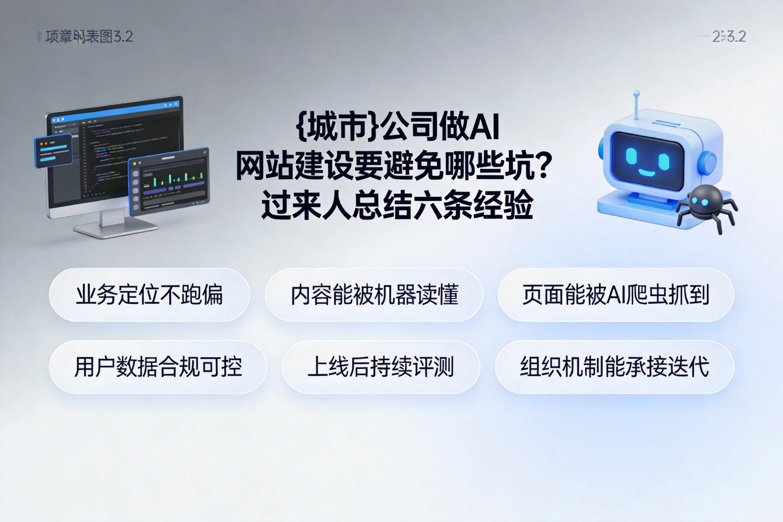 阿克苏公司做AI网站建设要避免哪些坑？过来人总结六条经验