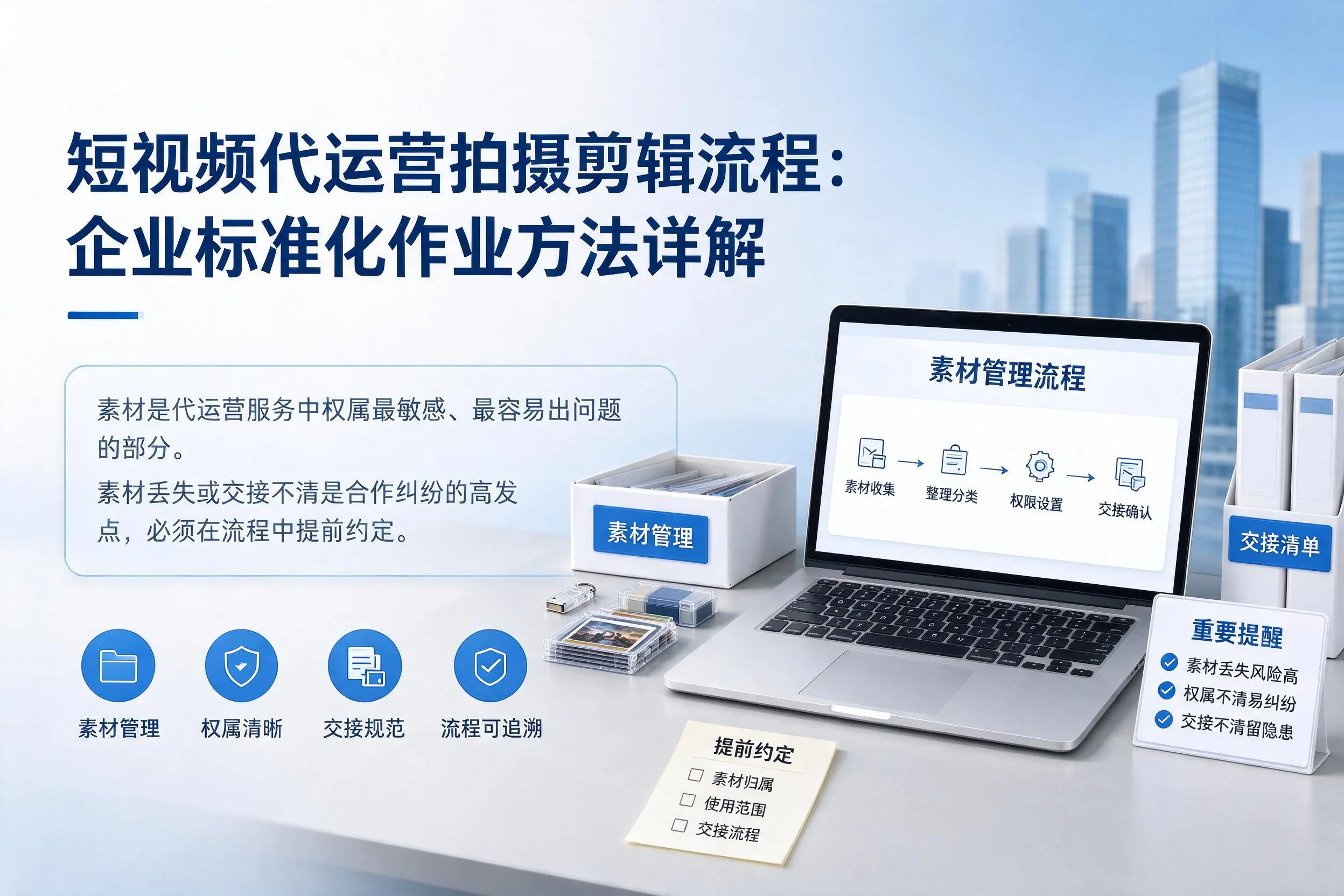 短视频代运营拍摄剪辑流程：阿克苏企业标准化作业方法详解