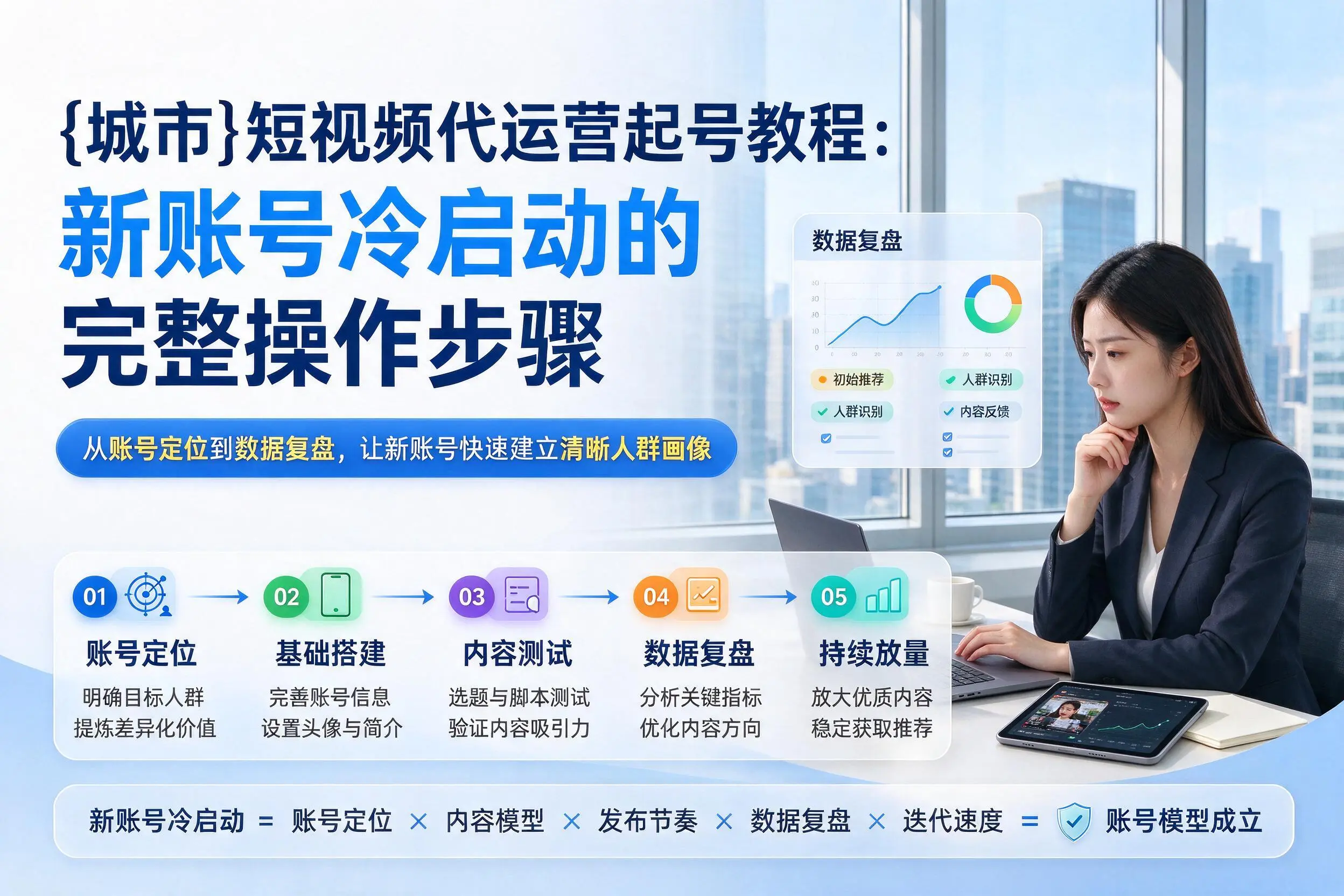 阿克苏短视频代运营起号教程：新账号冷启动的完整操作步骤