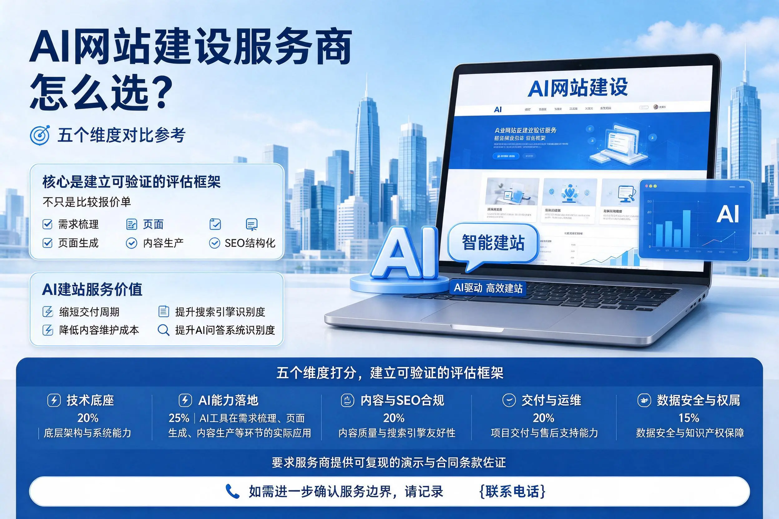 阿克苏AI网站建设服务商怎么选？五个维度对比参考